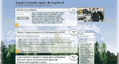 Desktop Screenshot of legalise.org.nz