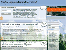 Tablet Screenshot of legalise.org.nz